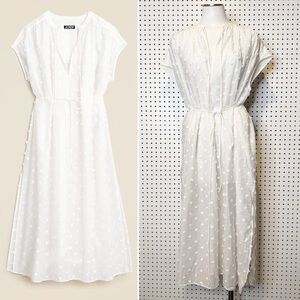 J. Crew | Tunic Midi Dress with Pom-Poms Sz. M